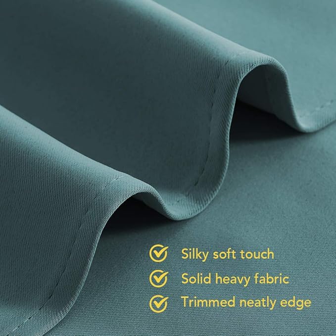 NICETOWN Living Room Blackout Window Curtains, Thermal Insulated Solid Grommet - Image 4