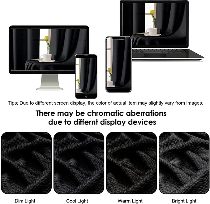 OWENIE Bob 1 PCS Black Valances - Image 7