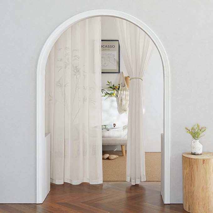 NICETOWN Natural Linen Curtains - Image 7