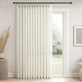 Topfinel Pinch Pleated Curtains 90 Inches Long 1 Panels Set, Natural Cream Semi by Topfinel