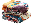 MSGKV Boho Throw Blanket for Bed 100% Cotton Blankets 90''x98'' Decorative by MSGKVHomeTextiles