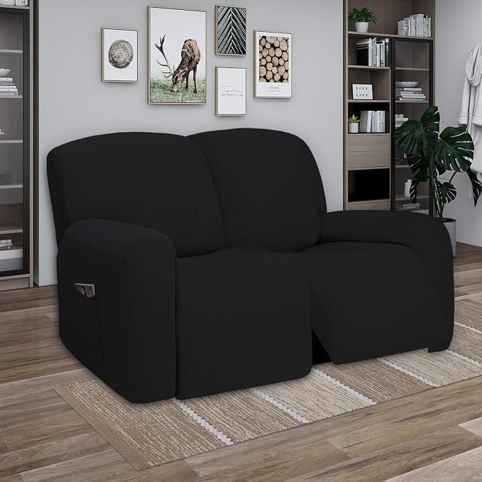 PureFit Super Stretch Loveseat Recliner Sofa Couch Cover - Image 2