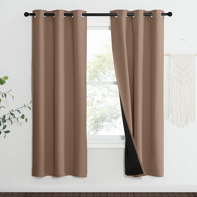 NICETOWN 100% Blackout Curtains Thermal, Noise Reduction and Privacy Curtains by NICETOWN