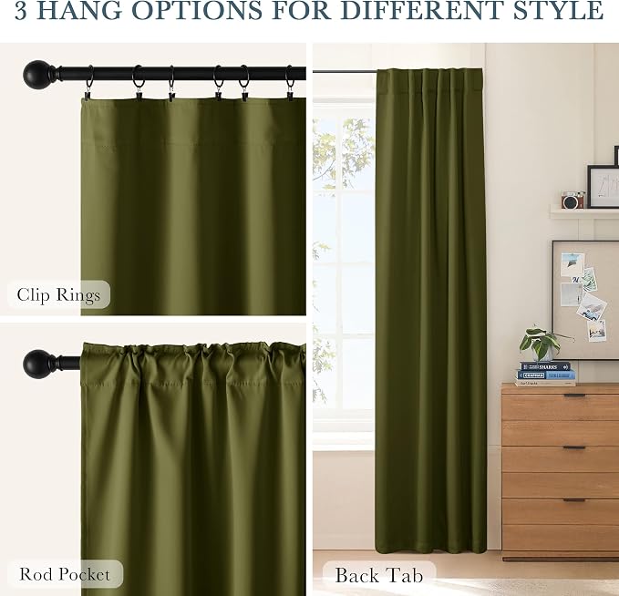 PONY DANCE Blackout Kitchen Curtains - Image 4