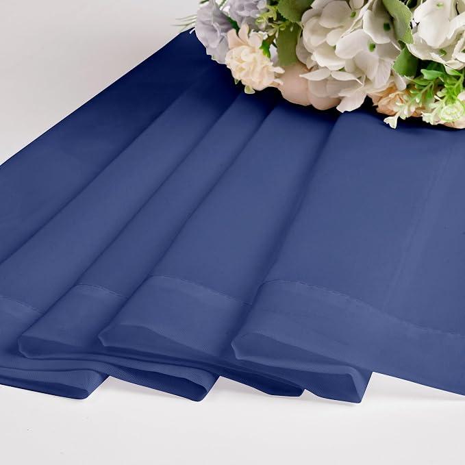 Chyhomenyc Sheer Valances for Windows 2 Pack, Small Window Curtains for Living - Image 6
