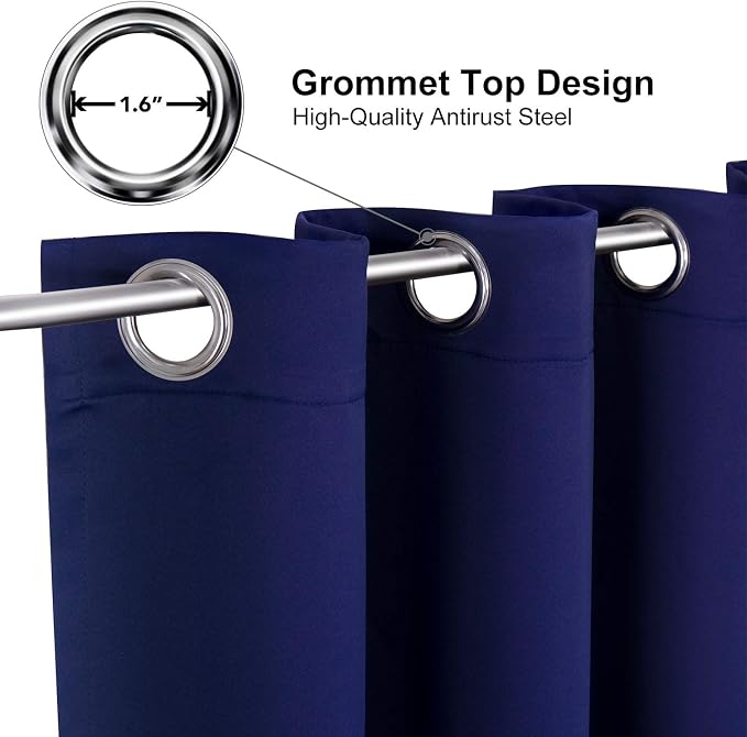 ChrisDowa Grommet Blackout Curtains - Image 2