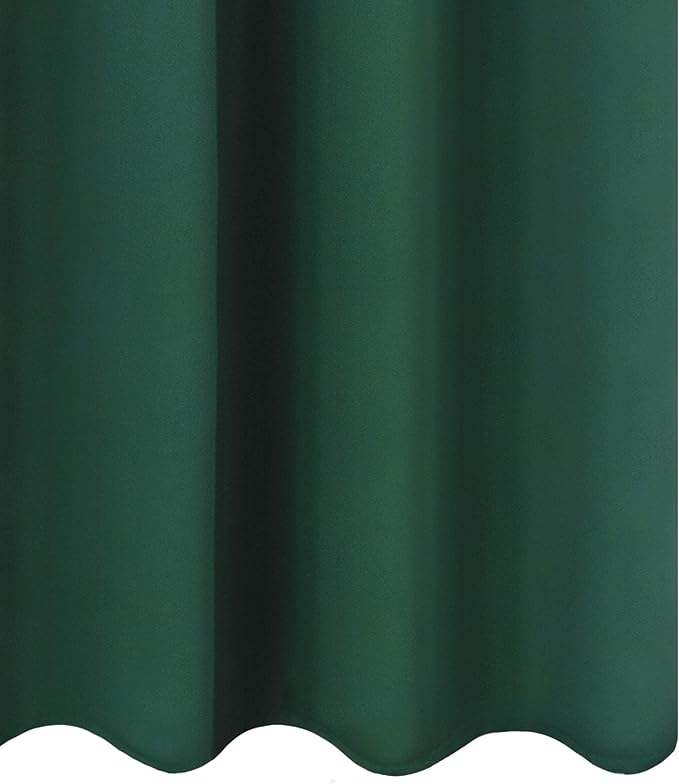 LEMOMO Dark Green Thermal Blackout Curtains/52 x 72 Inch/Set of 2 Panels Room - Image 9