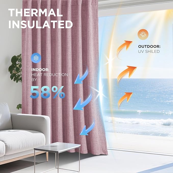 Joydeco Blackout Curtains for Bedroom - Image 4