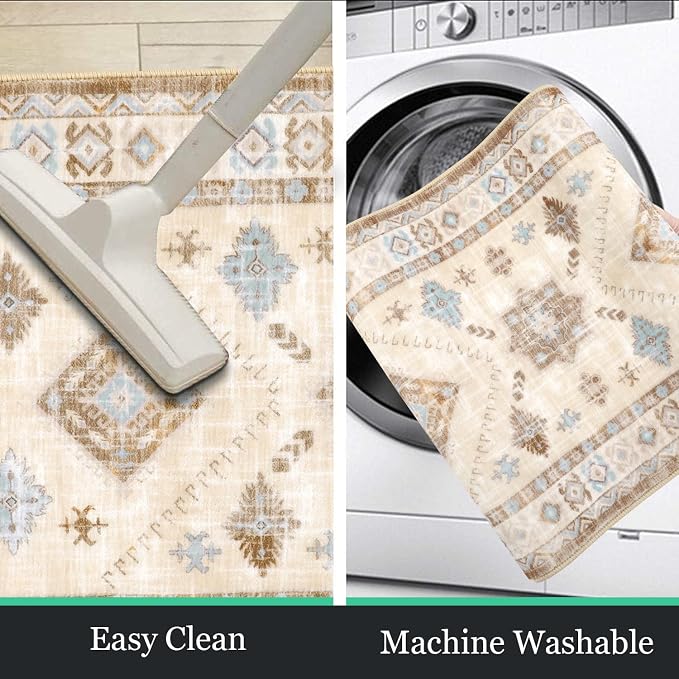 HEBE Boho Kitchen Rug Sets 3 Piece - Image 5