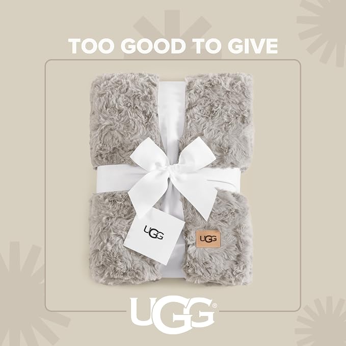 UGG Adalee Faux Fur Throw Blanket - Image 5