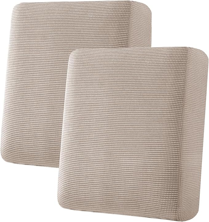 H.VERSAILTEX Super Stretch Individual Seat Cushion Covers Sofa Covers Couch by HVERSAILTEX
