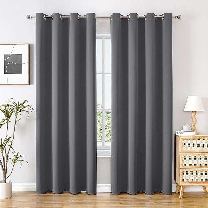 ChrisDowa Blackout Curtains for Bedroom and Living Room 108 Inches Long | 2 by ChrisDowa