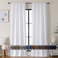 Simplebrand Ava Pure White Curtains by Simplebrand