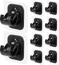 Codoule 10PCS Self Adhesive Curtain Rod Holders No Drill Curtain Rods Brackets by Codoule
