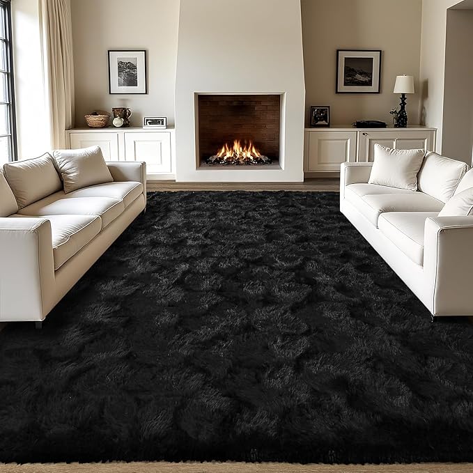 LOCHAS Ultra Soft Indoor Modern Area Rugs Fluffy Living Room Carpets - Image 8