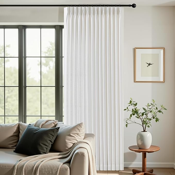 102 Inch Linen Pleated Curtains - Image 8