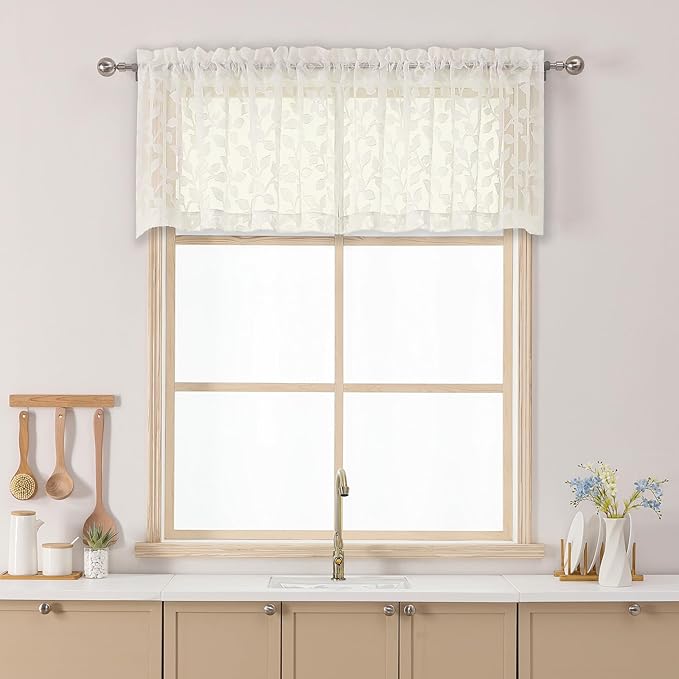 Chyhomenyc Ivory Sheer Valances by Chyhomenyc