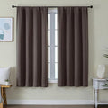 Simplebrand Ava Chocolate Blackout Curtains by Simplebrand