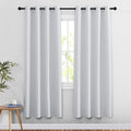 NICETOWN Room Darkening Greyish White Curtains by NICETOWN