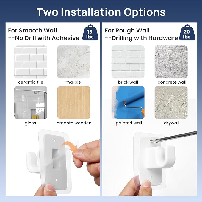 ENJOYBASICS No Drill Curtain Rods - Image 8