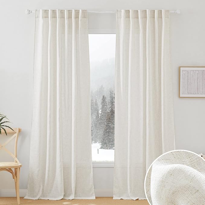 RYB HOME Semi Sheer Curtains by RYBHOME