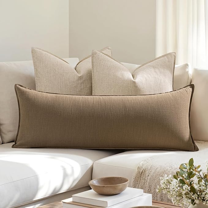 MIULEE Decorative Long Lumbar Throw Pillow Cover - Image 3