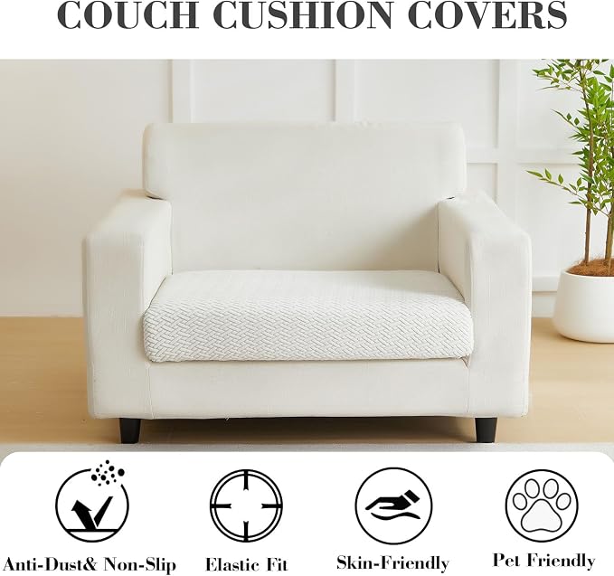 Sofa Covers Couch Covers for Sofa Pet Friendly Couch Cushion Covers Universal - Image 3