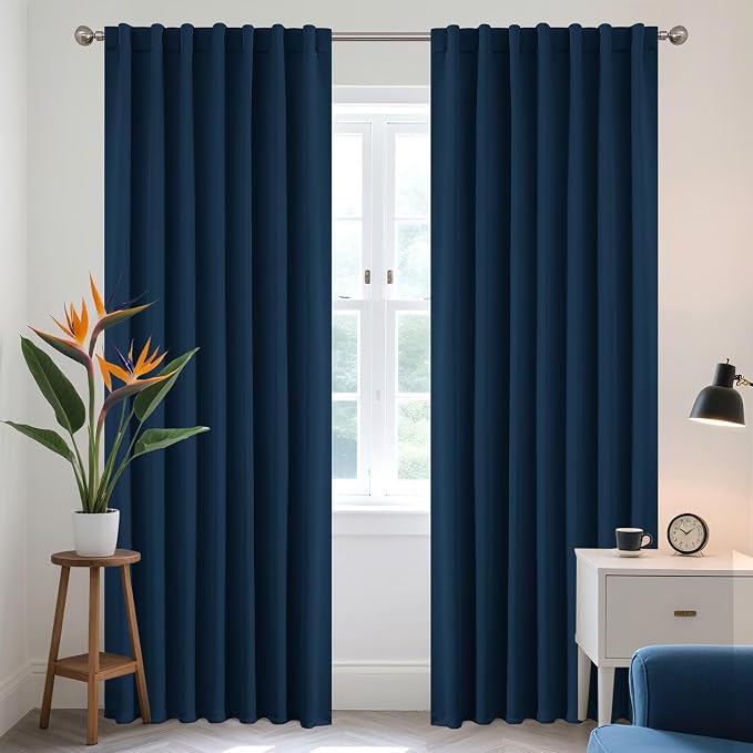 Joydeco 90 Inch Blackout Curtains by JOYDECO