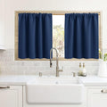 RYB HOME Cafe Blackout Curtains 24 inch Length, RV Curtains by RYBHOME