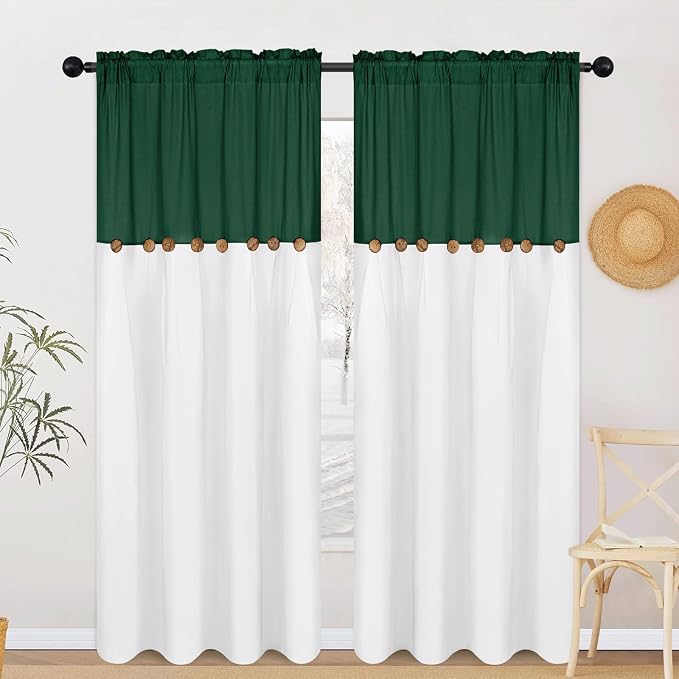 FRAMICS Farmhouse Cotton Linen Curtains - Image 7