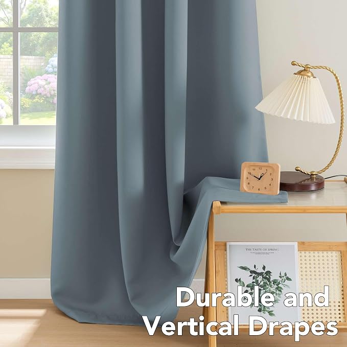 H.VERSAILTEX Blackout Curtains for Bedroom Thermal Insulated Room Darkening - Image 8