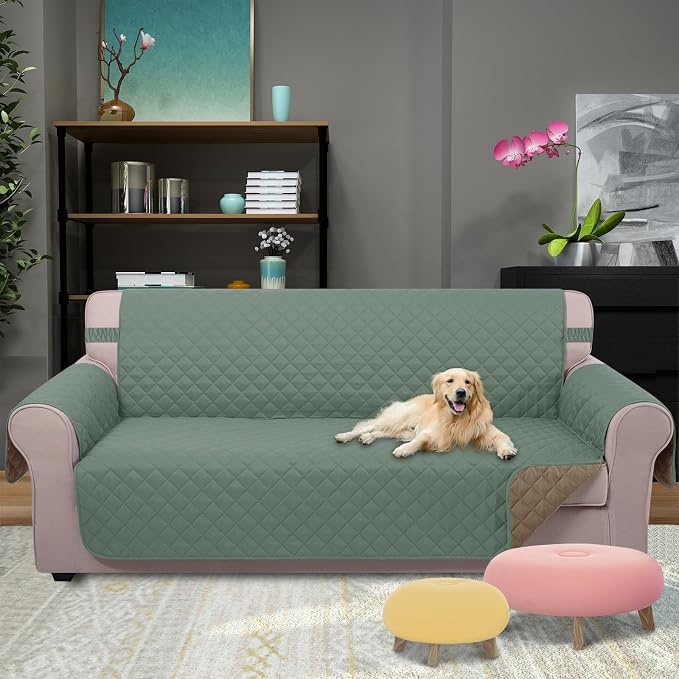 U-NICE HOME Large Sofa Cover Reversible Couch Cover - Image 2