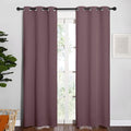 NICETOWN Window Curtain Panels, Dry Rose, 1 Pair, 34 by 84-inch, Thermal by NICETOWN