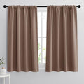 RYB HOME Blackout Curtains for Bedroom Living Room 63 inches Long, Thermal by RYBHOME