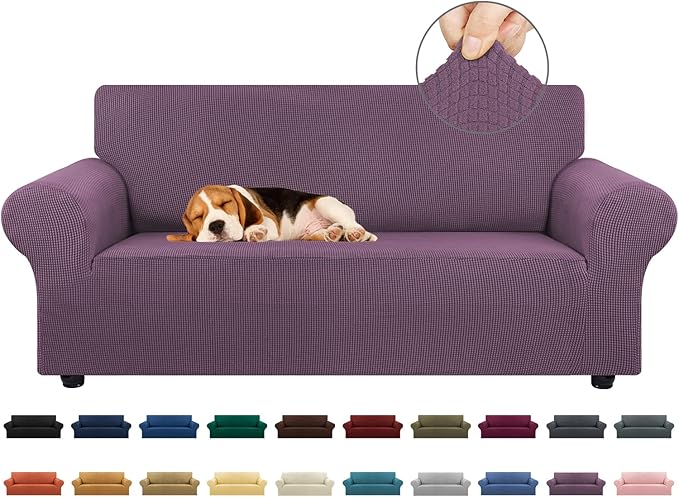 KEKUOU Stretch Loveseat Sofa Cover Slipcover, Couch Covers by KEKUOU