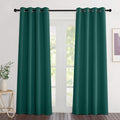 NICETOWN Blackout Hunter Green Curtains 84 inches Long, Grommet Room Darkening by NICETOWN