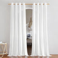 NICETOWN Rustic Linen 144 inch Long Curtains by NICETOWN