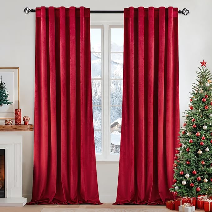 MIULEE Velvet Curtains 96 inches by MIULEE