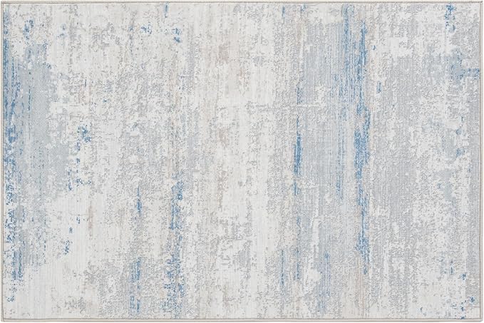 Washable Rugs 2x3 Area Rugs for Living Room- Modern Abstract Entryway Rugs for - Image 9