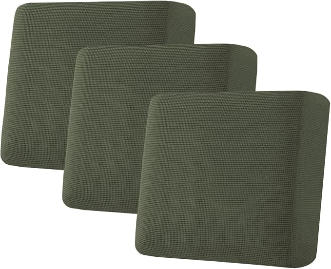 H.VERSAILTEX Super Stretch Individual Seat Cushion Covers Sofa Covers Couch by HVERSAILTEX