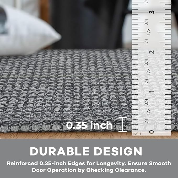 KOZYFLY Long Runners for Hallways 2x12 ft Washable Kitchen Runner Non Slip - Image 4