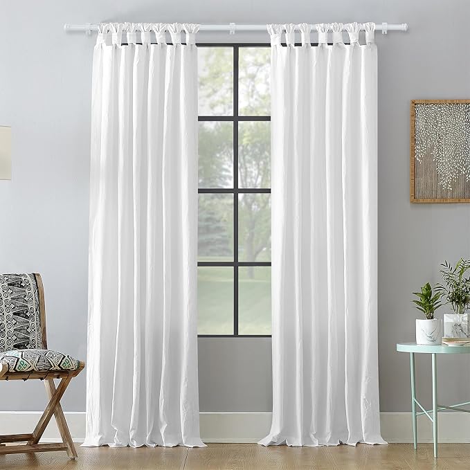 Small Curtain Rods for Windows 30" to 60" 5/8 Inch Standard Decorative White - Image 6