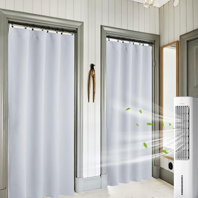 RYB HOME Curtains for Bedroom 84 inches Long 2 Panels Set, Privacy Thermal - Image 2