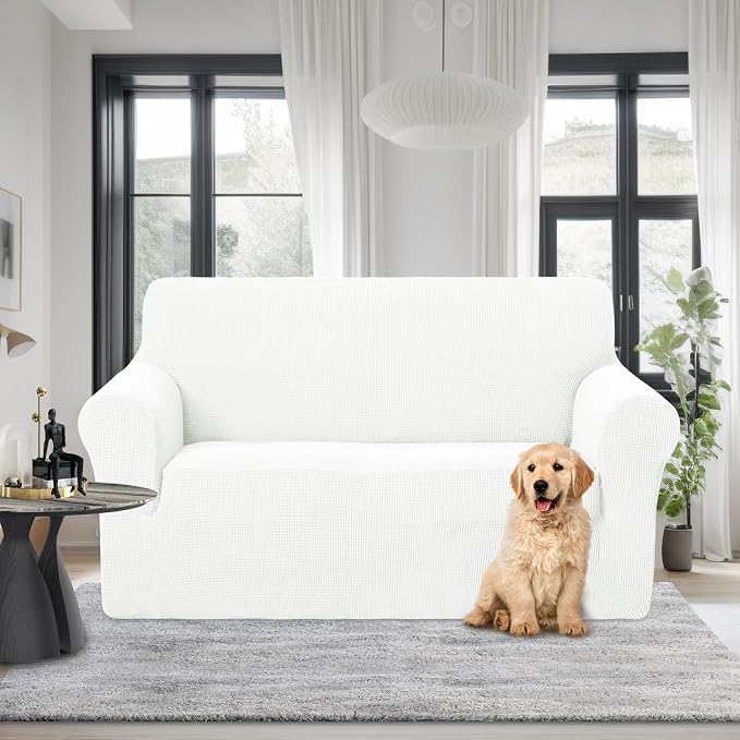 U-NICE HOME Loveseat Cover Stretch Couch Cover Sofa Cover Sofa Slipcover - Image 2