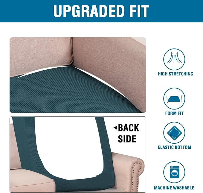 H.VERSAILTEX Super Stretch Individual Chaise Cover Sectional Couch Covers - Image 6