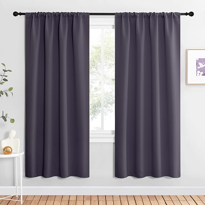 NICETOWN Blackout Curtains for Living Curtains, 2 Panels, 42 by 72, Room by NICETOWN