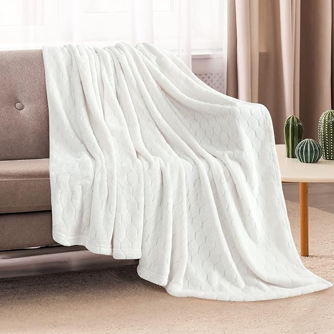 TOONOW Fleece Blanket Fuzzy Plush Throw Blanket 50" x 60", Super Soft Fluffy - Image 2
