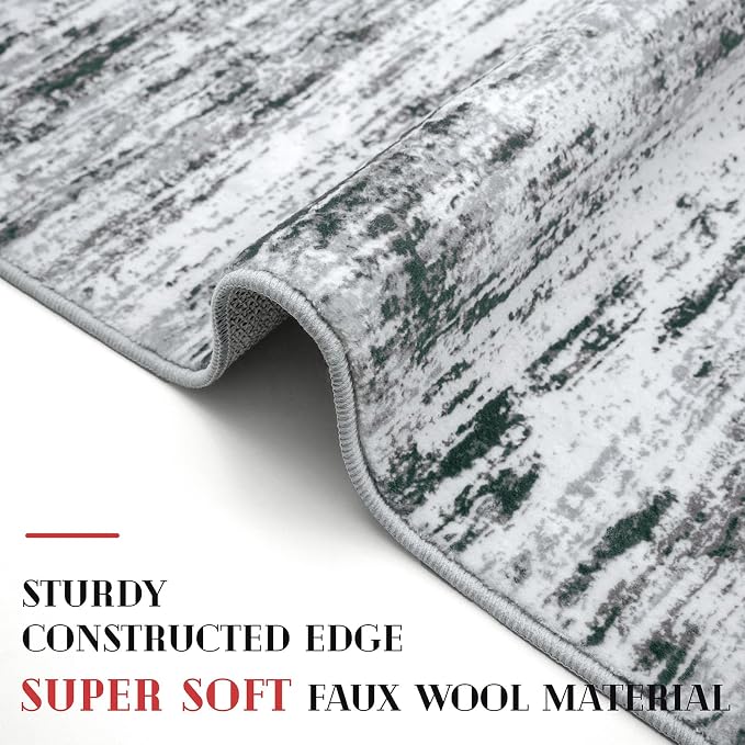 Lansny Modern Abstract Runner Rug 2.6x18 - Image 5