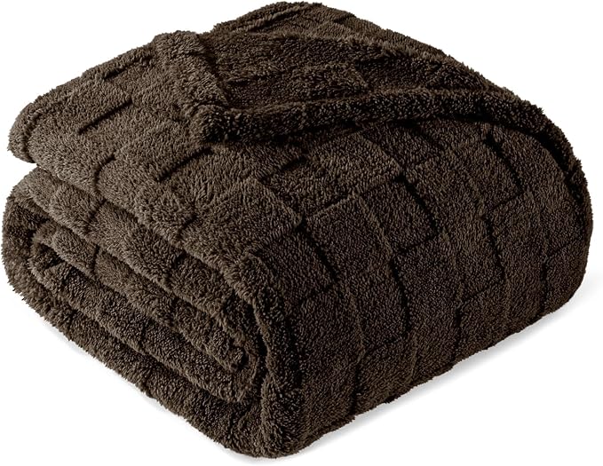 Exclusivo Mezcla Queen Size Flannel Fleece Blanket, Super Soft and Warm by ExclusivoMezcla