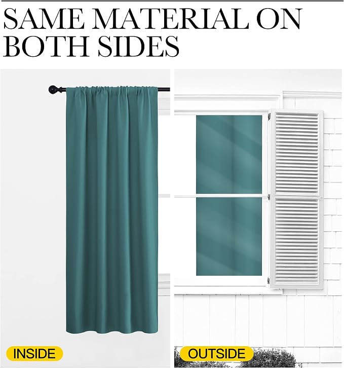 NICETOWN Room Darkening Curtains - Image 5